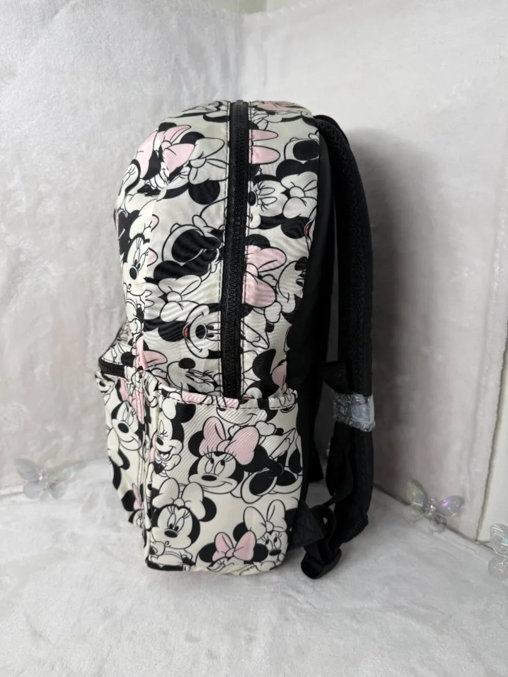 Disney Minnie Mouse Bioworld Backpack & Mini Wallet Set – New